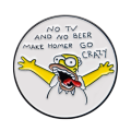 Großhandel Custom Own Logo Souvenir Simpsons Dekoration Metall Pin Abzeichen
